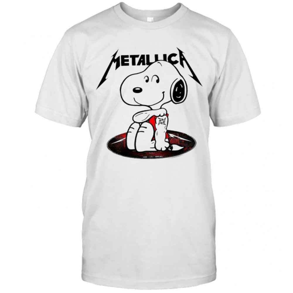 Snoopy Tattoo Metallica T-Shirt